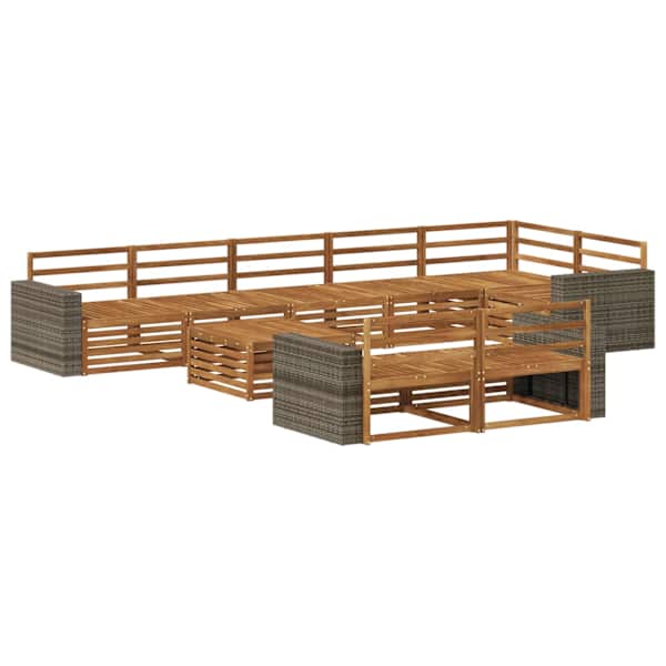 vidaXL V&auml;li diivanikomplekt 9 tk