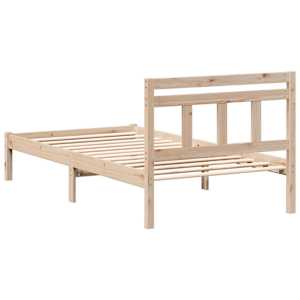 Rám postele Hnědá 80 x 200 cm Masivní borové dřevo - obrázek 7