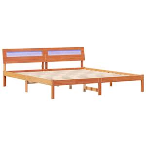 Rám postele Voskově hnědá 180 x 200 cm Masivní borové dřevo - obrázek 2