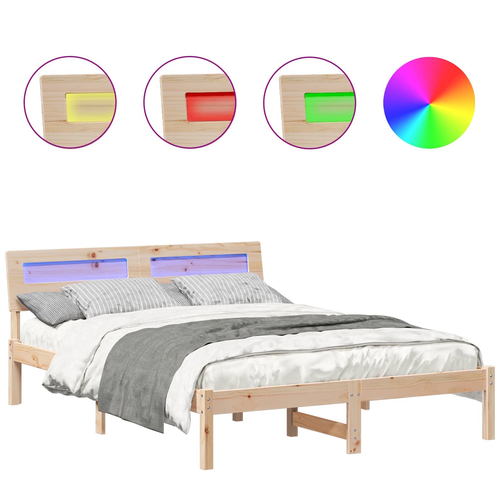 Voodi raam peaga Pruun 120 x 190 cm Tahke mänd 161 Kõik vajalik sinu aeda ja koju! Voodi raam peaga Pruun 120 x 190 cm Tahke mänd - Image 2