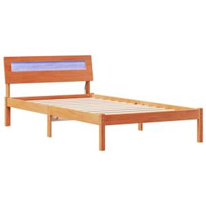 Rám postele Voskově hnědá 90 x 200 cm Masivní borové dřevo - obrázek 2