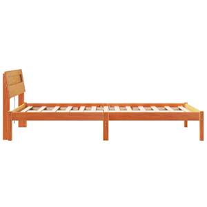 Rám postele Voskově hnědá 90 x 200 cm Masivní borové dřevo - obrázek 6