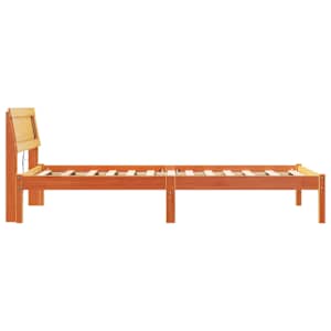 Rám postele Voskově hnědá 90 x 200 cm Masivní borové dřevo - obrázek 6