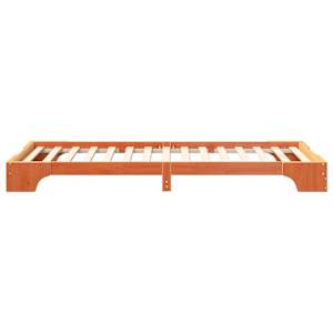 Rám postele Hnědá 100 x 210 cm Masivní borové dřevo - obrázek 5