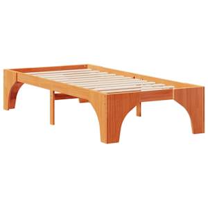 Rám postele Hnědá 80 x 200 cm Masivní borové dřevo - obrázek 4