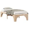 vidaXL Voodi raam Pruun 90 x 190 cm Tahke m&auml;nd