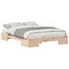 vidaXL Voodi raam Pruun 120 x 200 cm
