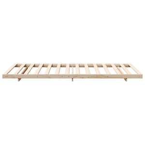 Rám postele Hnědá 75 x 190 cm Masivní borovicové dřevo - obrázek 6