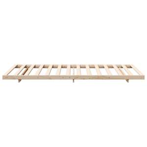 Rám postele Hnědá 80 x 210 cm Masivní borovicové dřevo - obrázek 6