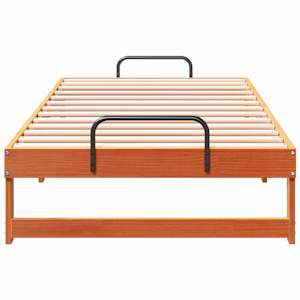 Rám postele Hnědá 90 x 200 cm Masivní borové dřevo - obrázek 5