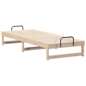 Rám postele Hnědá 80 x 200 cm Masivní borové dřevo - obrázek 4
