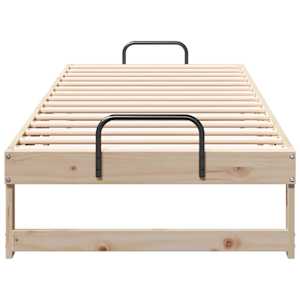 Rám postele Hnědá 80 x 200 cm Masivní borové dřevo - obrázek 5