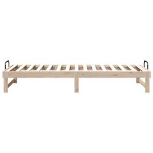 Rám postele Hnědá 80 x 200 cm Masivní borové dřevo - obrázek 6