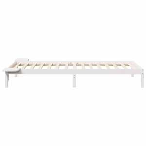 Postelový rám s nočními stolky Bílá 90 x 210 cm - obrázek 6