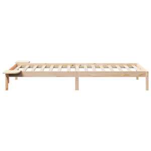 Postelový rám s nočními stolky Přírodní 100 x 210 cm - obrázek 6