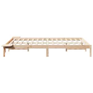 Postelový rám s nočními stolky Přírodní 140 x 210 cm - obrázek 6