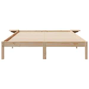 Postelový rám s nočními stolky Přírodní 160 x 210 cm - obrázek 5