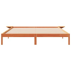 Postelový rám s nočními stolky Voskově hnědá 180 x 210 cm - obrázek 5