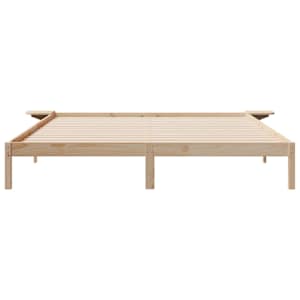 Postelový rám s nočními stolky Přírodní 200 x 210 cm - obrázek 5