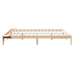 Postelový rám s nočními stolky Přírodní 200 x 210 cm - obrázek 6