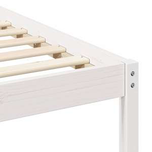 Postelový rám s nočními stolky Bílá 90 x 220 cm - obrázek 8