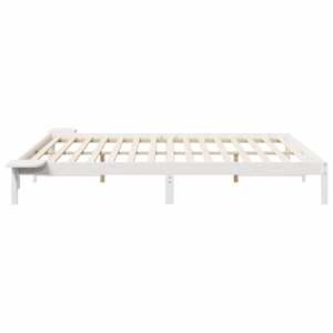 Postelový rám s nočními stolky Bílá 180 x 220 cm - obrázek 6