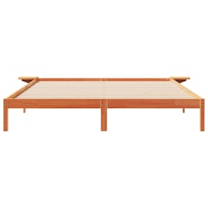 Postelový rám s nočními stolky Voskově hnědá 200 x 220 cm - obrázek 5