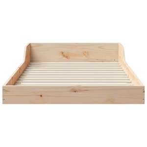 Rám postele Přírodní 80 x 210 cm Masivní borové dřevo - obrázek 6