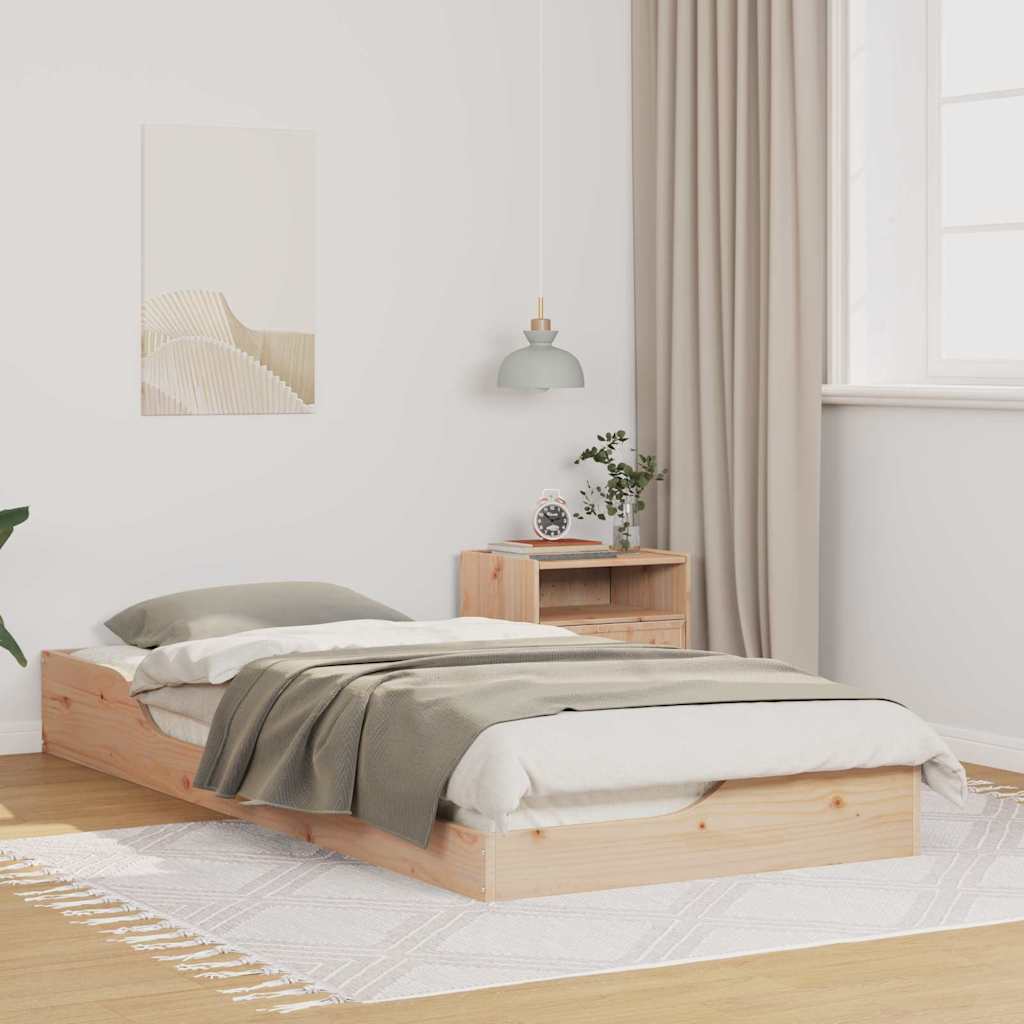 Bedframe Bruin 80 x 210 cm Massief grenenhout
