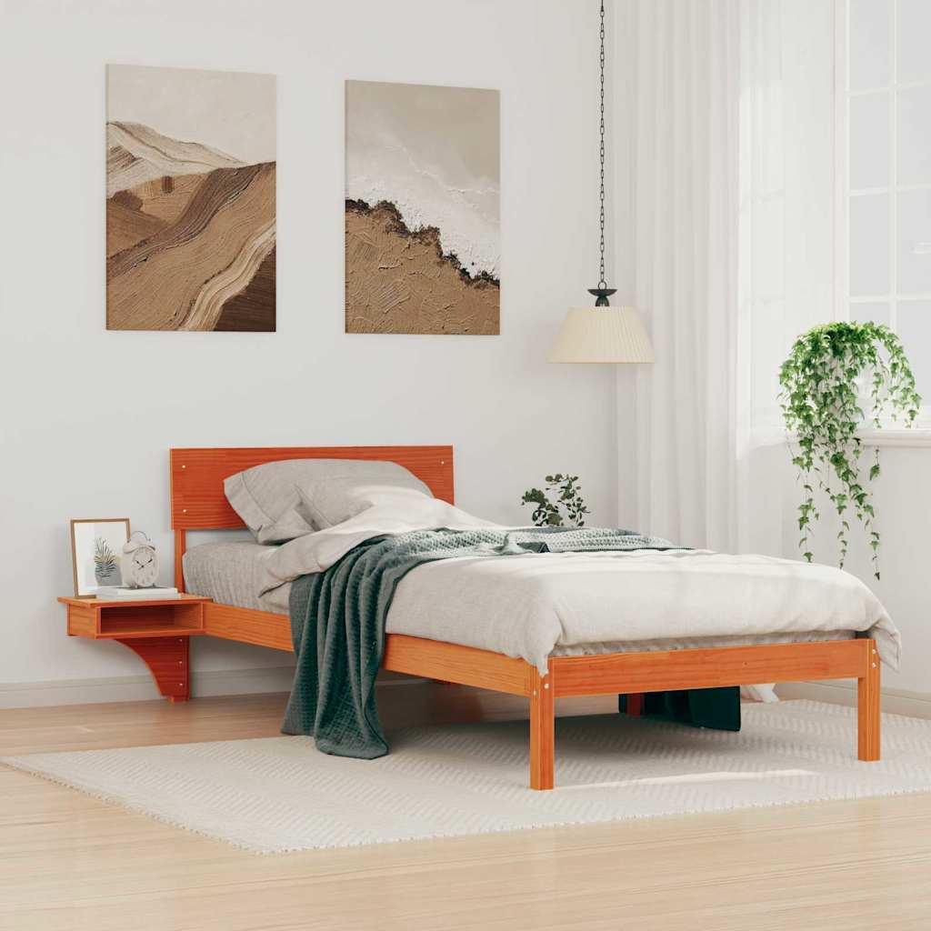 Voodiraam öökappide jaotumisega Vahapruun 80 x 200 cm Männipuit