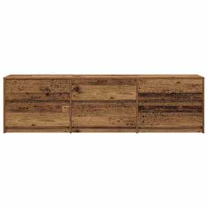 TV jednotky 2 pcs Staré dřevo 180 x 34 x 50 cm kompozitní dřevo - obrázek 8
