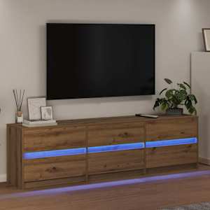 TV jednotky Nástěnný 2 pcs Artisanový dub 180 x 34 x 50 cm - obrázek 5