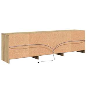 TV jednotky Nástěnný 2 pcs Artisanový dub 180 x 34 x 50 cm - obrázek 10