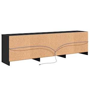 TV jednotky 2 pcs Černý dub 180 x 34 x 50 cm kompozitní dřevo - obrázek 10