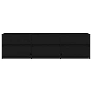 TV jednotky 2 pcs Černý dub 180 x 34 x 50 cm kompozitní dřevo - obrázek 8
