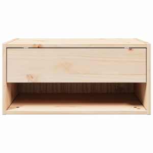 Noční stolek Hnědá 50 x 32,5 x 24 cm Masivní borovicové dřevo - obrázek 6