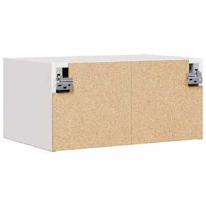 Noční stolek Bílá 50 x 32,5 x 24 cm Masivní borovicové dřevo - obrázek 8