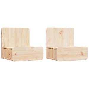 Noční stolek se zásuvkou 2 pcs Hnědá 44 x 32,5 x 40 cm - obrázek 2