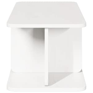 Konferenční stolek Bílá 80 x 39,5 x 33,5 cm - obrázek 7