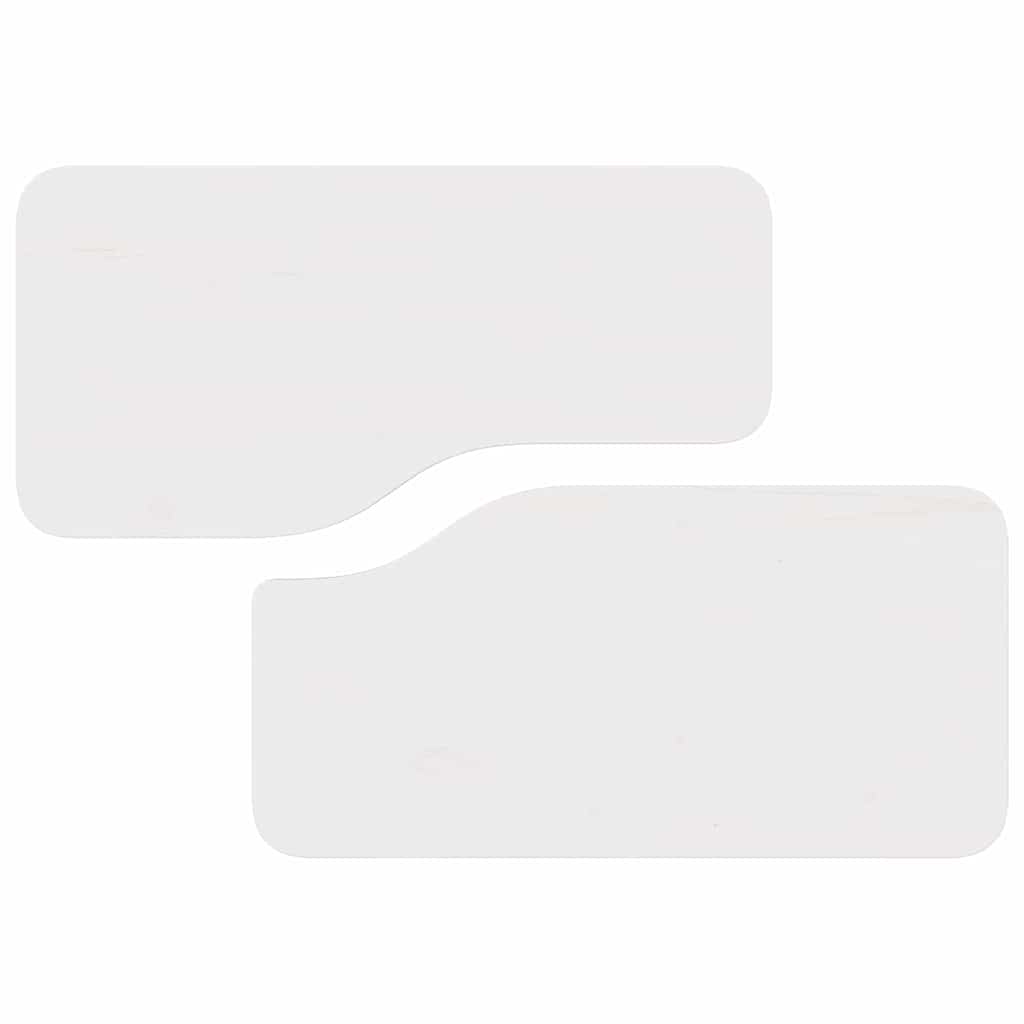 Kafijas galdiņš 2 pcs Balts Priedes masīvkoks