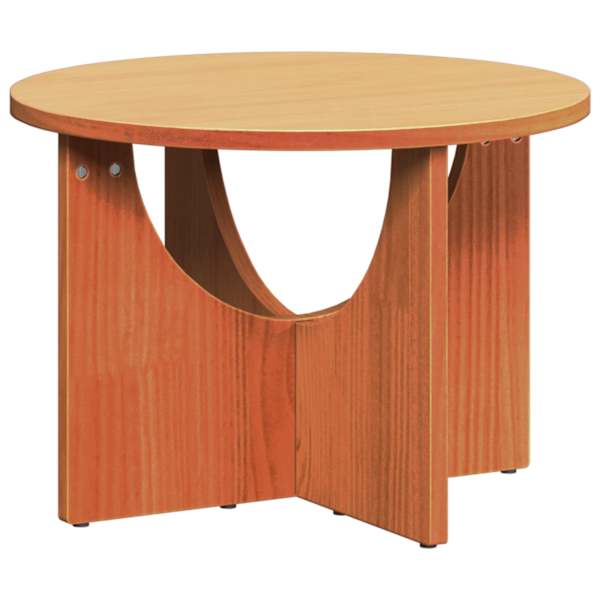 vidaXL Kohvilaud Vahapruun 50 x 50 x 35 cm M&auml;nnipuit