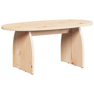 Konferenční stolek Hnědá 80 x 40 x 35 cm Masivní borové dřevo - obrázek 8