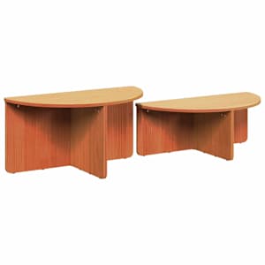 Konferenční stolek 2 pcs Voskově hnědá Masivní borovicové dřevo - obrázek 6