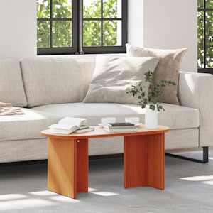 Klubska miza Voskast rjav 80 x 39,5 x 35 cm Trden borov les