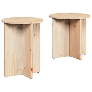 vidaXL Kohvilaud 2 tk Neutraalne 41.5 x 41.5 x 46 cm