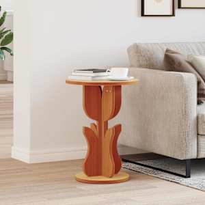 Klubska miza Voskast rjav 39,5 x 39,5 x 53,5 cm Trdna borovina