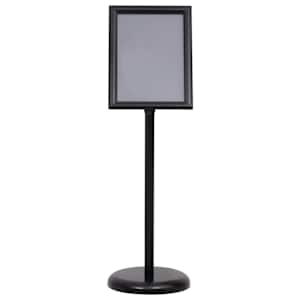 Stojany na plakáty 2 pcs Černá 32.7 x 24 x 108 cm Hliník - obrázek 2
