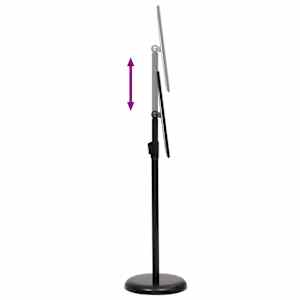Stojany na plakáty 2 pcs Černá 32.7 x 24 x 108 cm Hliník - obrázek 4