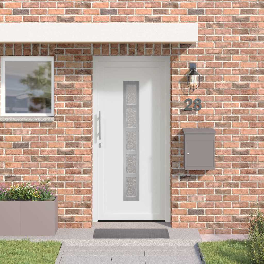 vidaXL Hoveddør Hvid 88 x 200 cm PVC