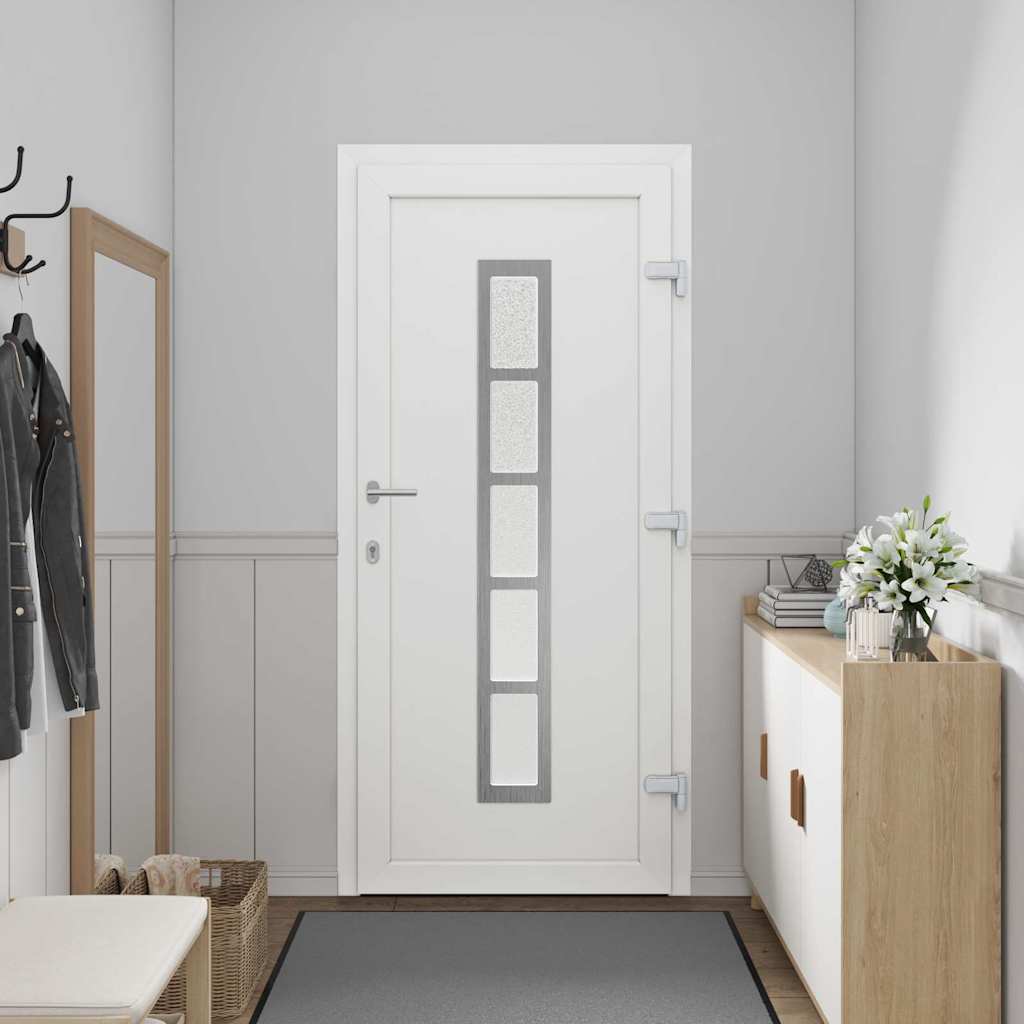 vidaXL Hoveddør Antracit 88 x 200 cm PVC